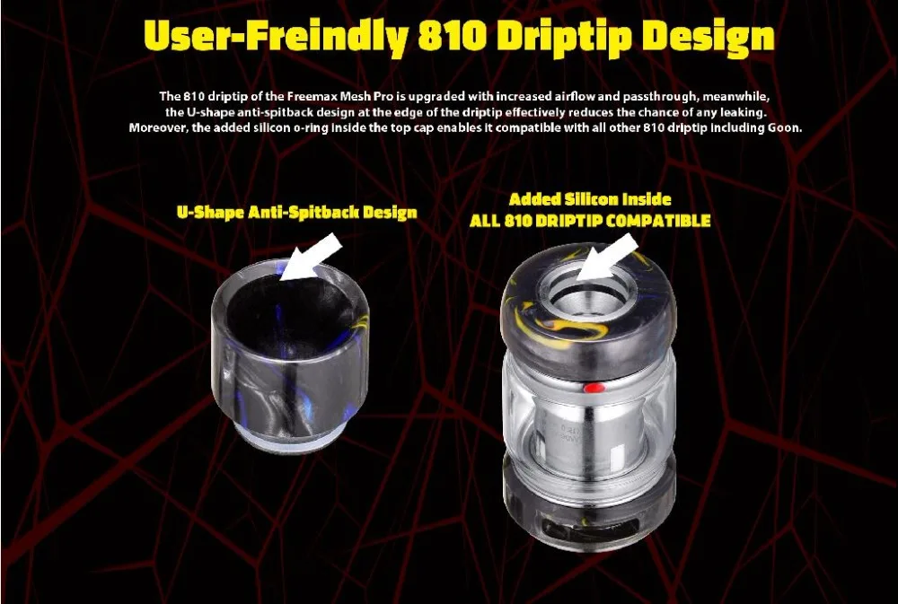 Новая сетка Freemax Pro Tank 6 мл Sub ом распылитель углеродное волокно Freemax Mesh Pro катушка Vape Смола Танк 17 цветов VS Zeus Dual RTA