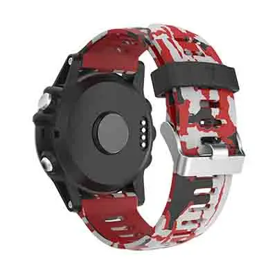 Силиконовый ремешок для Garmin Fenix5 X, Смарт-часы с камуфляжным принтом, ремешок для Garmin Fenix3 HR, браслет, аксессуары, браслет - Цвет: style 3