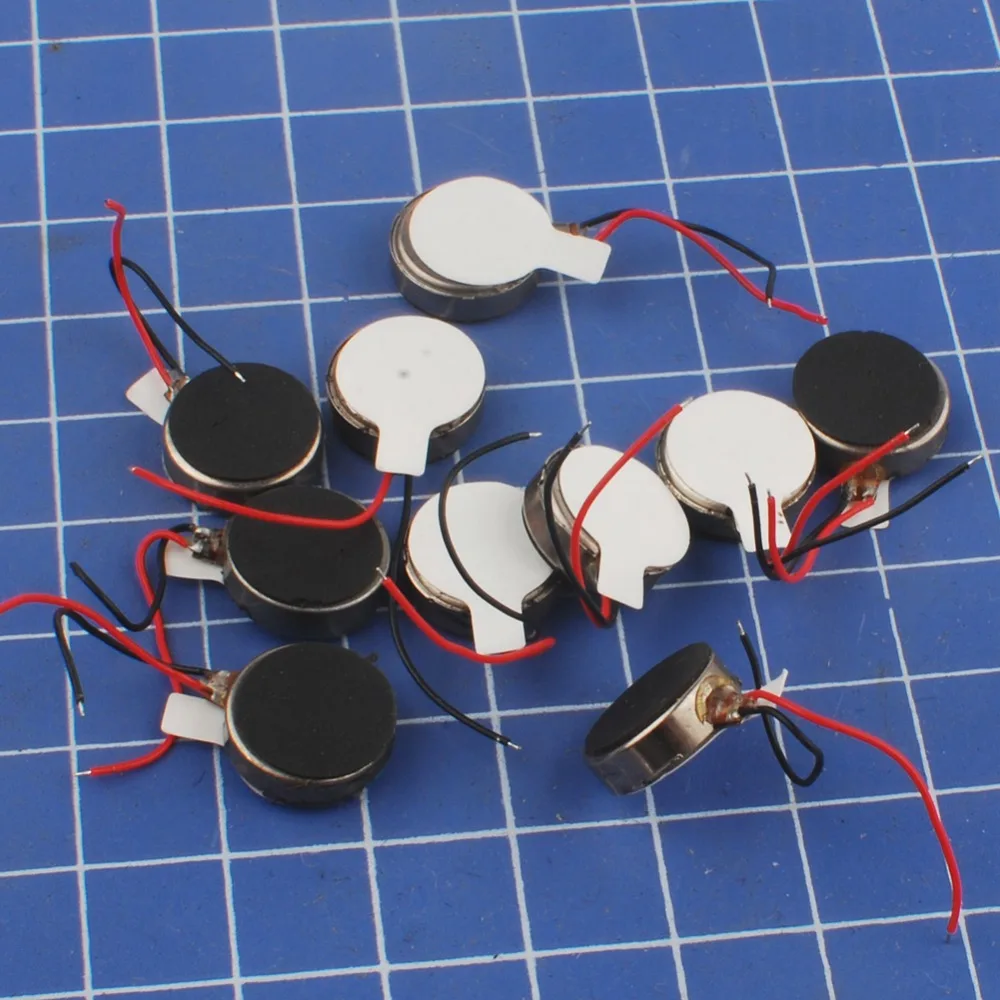 50 шт. 0.8 В-3 В DC монета Вибрация Двигатель 12*3.4 мм сильные вибрации DIY сотовом