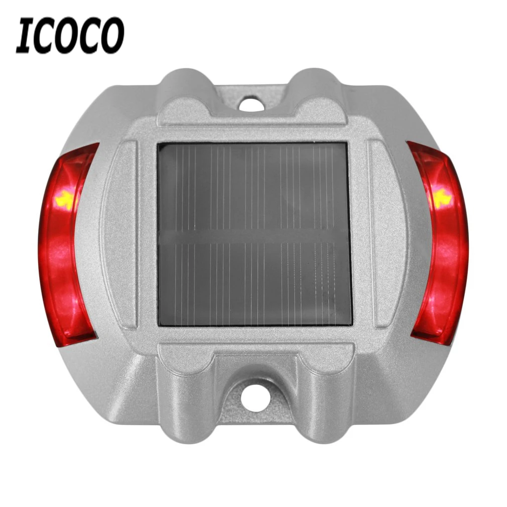 ICOCO 6 LED 2 шт Солнечные дорожные стержневые уличные беспроводные лампы