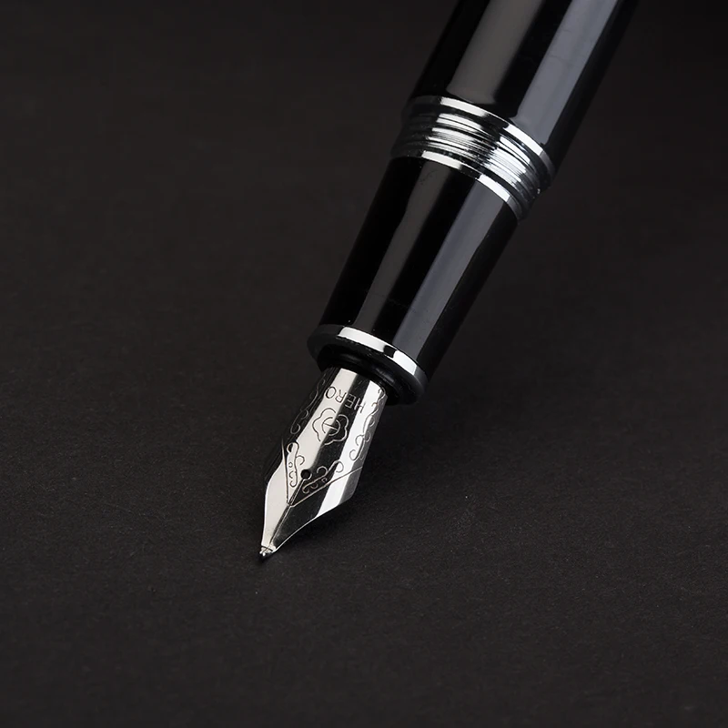 HERO pen 1060 большой колпачок вращающаяся Мужская офисная ручка с гибким