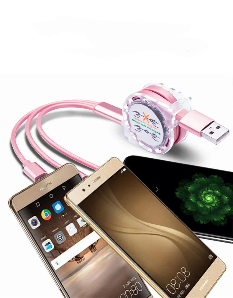 3 в 1 Выдвижной кабель для huawei honor 8x max 9 lite play magic 2 7A 7C 7X note 8 10 v9 v10 view 20 9i зарядный |