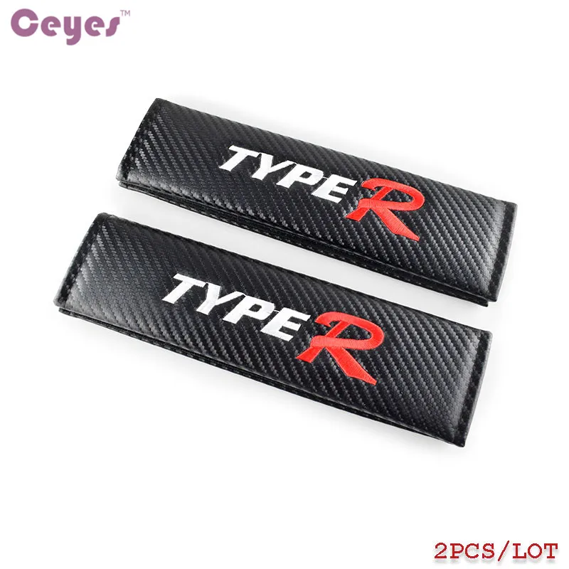 

Ceyes Car-Styling Emblems Sticker Case For Honda TYPER Logo TYPE R For Civic XR-V HR-V Accord Auto Accessories Car Styling 2pcs