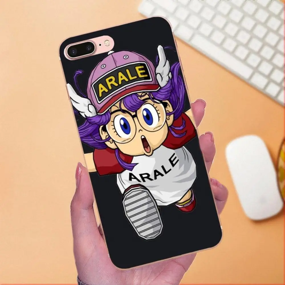 Аниме Dr. Slump Arale маленькую девочку samsung Galaxy Note 5 8 9 S3 S4 S5 S6 S7 S8 S9 S10 mini Edge рlus Lite мягкий