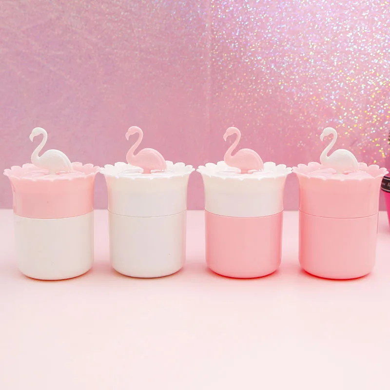 Креативная коробка для ватных палочек с фламинго пыленепроницаемый хлопковый