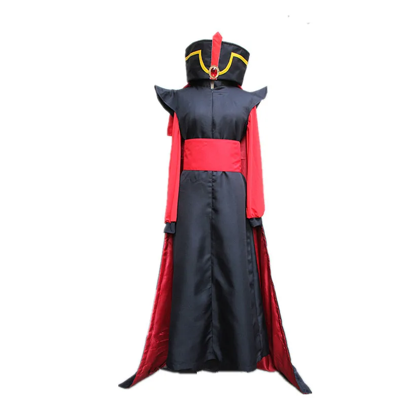 Аниме фильм Аладдин лампа Джафар злодей день рождения Хэллоуин косплей платье с