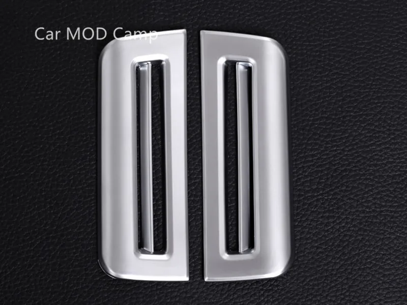 Для Land Rover Range Velar 2017 2018 ABS Матовая Внутренняя Передняя вентиляционная розетка