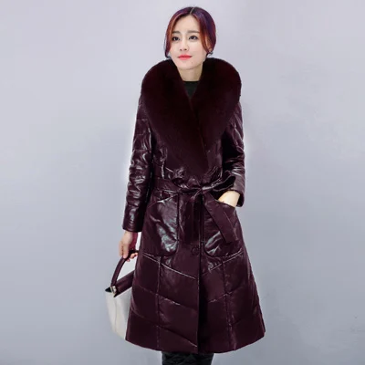 Женская куртка с меховым воротником KMETRAM тонкая теплая из искусственной овечьей