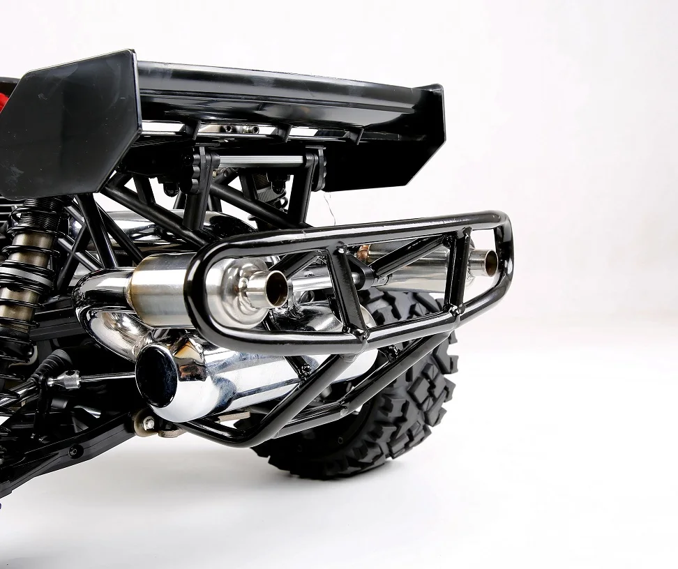 1/5 Baja двухрядная выхлопная труба с глушителем для RC Gas автомобиль BAJA DDM двойная 85299