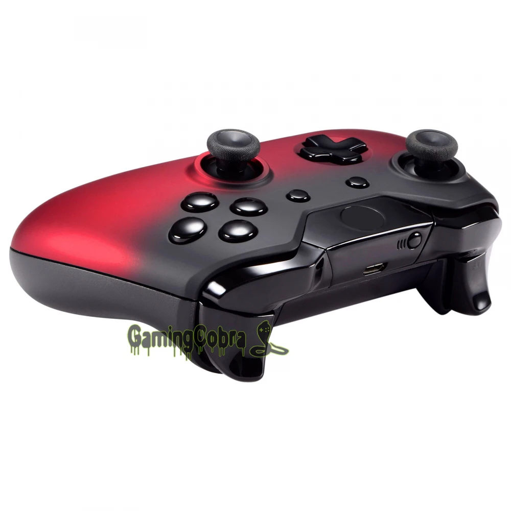 Shadow Red Мягкий сенсорный передний корпус Лицевая панель для Xbox One Стандартный контроллер-XOMSF19