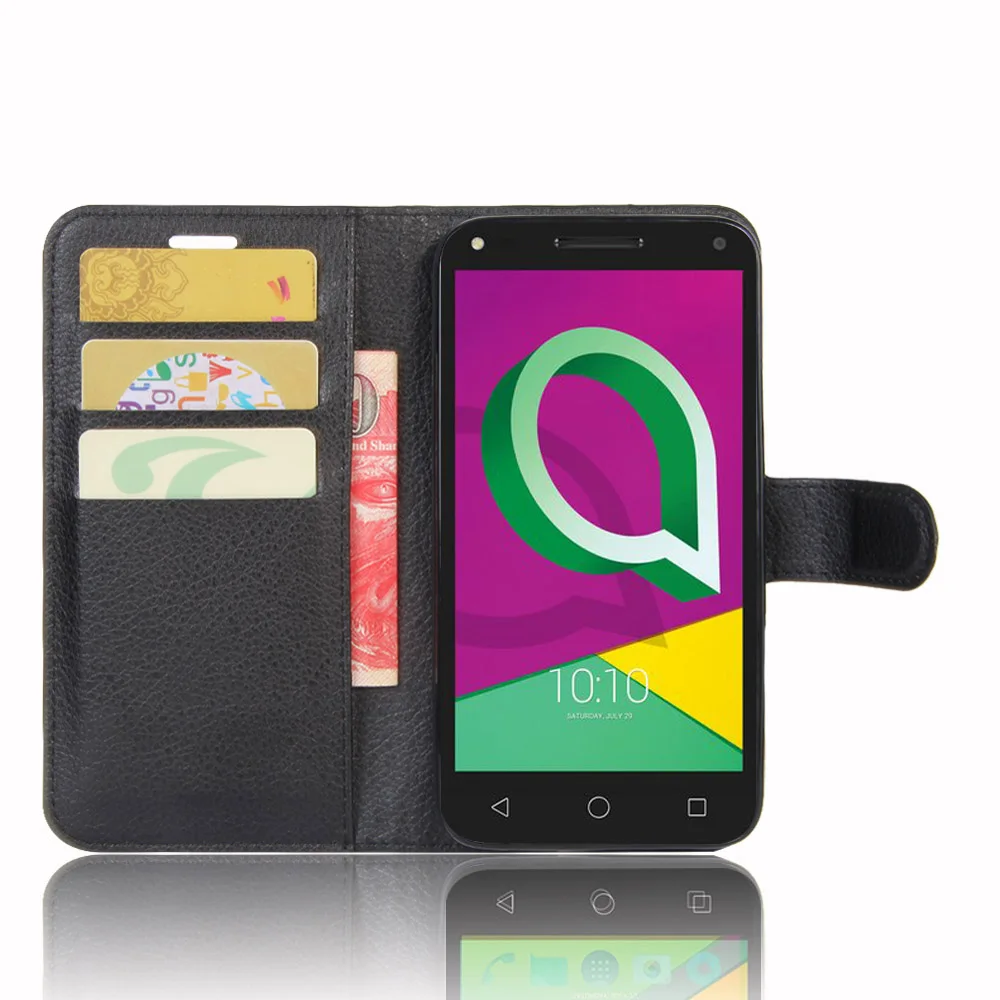 HUDOSSEN для Alcatel U5 3G чехол 5 0 &quotРоскошный кошелек Обложка на заднюю панель из