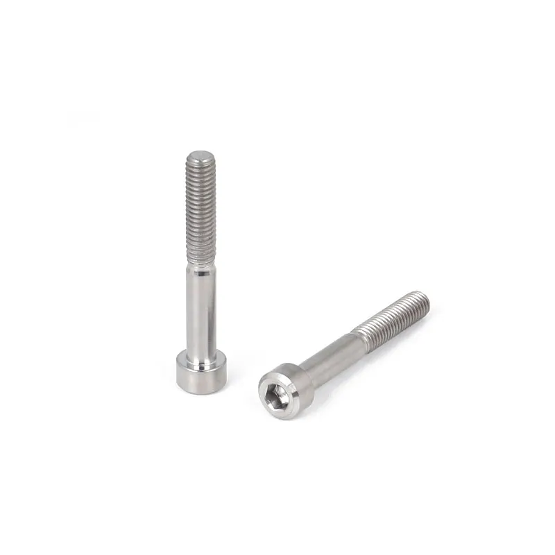 M6X45mm Titanium Deemount 2 шт. велосипед болты крепежные Титан M6* 30/35/45/50 мм Ti Винт для Стволовых Топ Кепки MTB велосипеды bmx крепления устройства - Цвет: M6X45mm Titanium