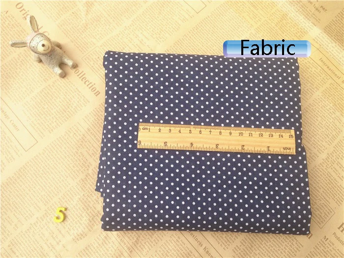 Смешанные 7 видов конструкций Королевский синий цвет печатных хлопчатобумажная