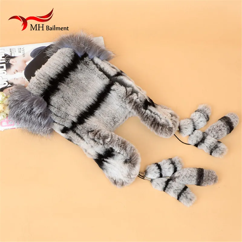 Лидер продаж Женская Зимняя Шапка бини ручной работы в полоску женская меховая