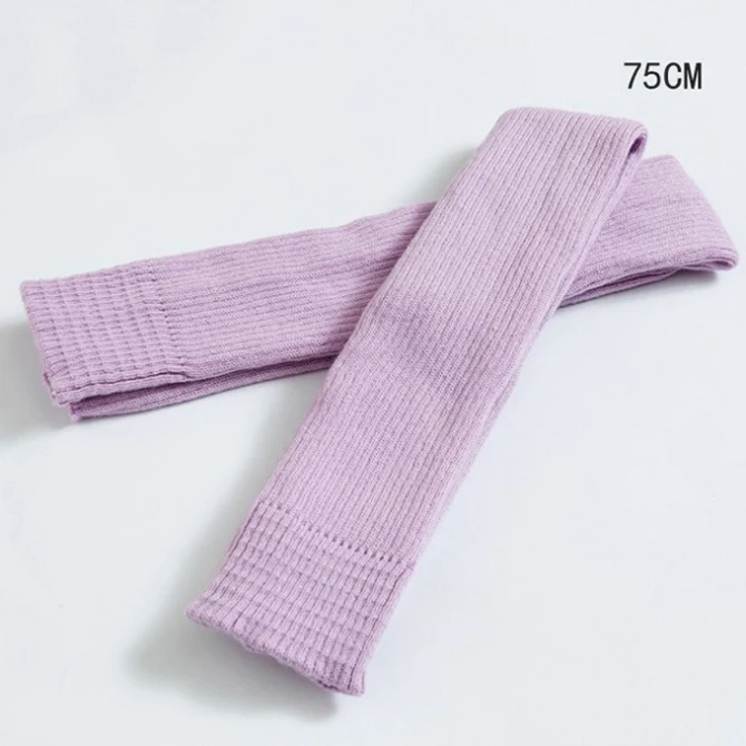 Light purple 1 пара для женщин Йога Длинные вязаные гетры носки для девочек балетные костюмы латинских танцев Пилатес женские боти - Цвет: Light purple