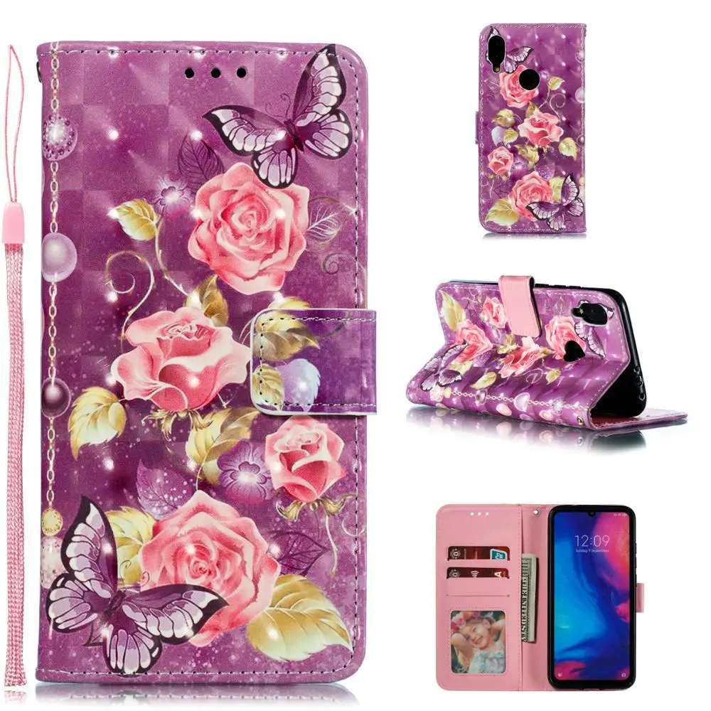 Для Remi(Реми), "конский хвост", Note7 Pro Note6 redmi 6 6a S2 Y2 Xiaomi 8 F1 6 x A2 MAX3 MIX2S 3D картина умные флип-кейсы, чехлов для мобильных телефонов