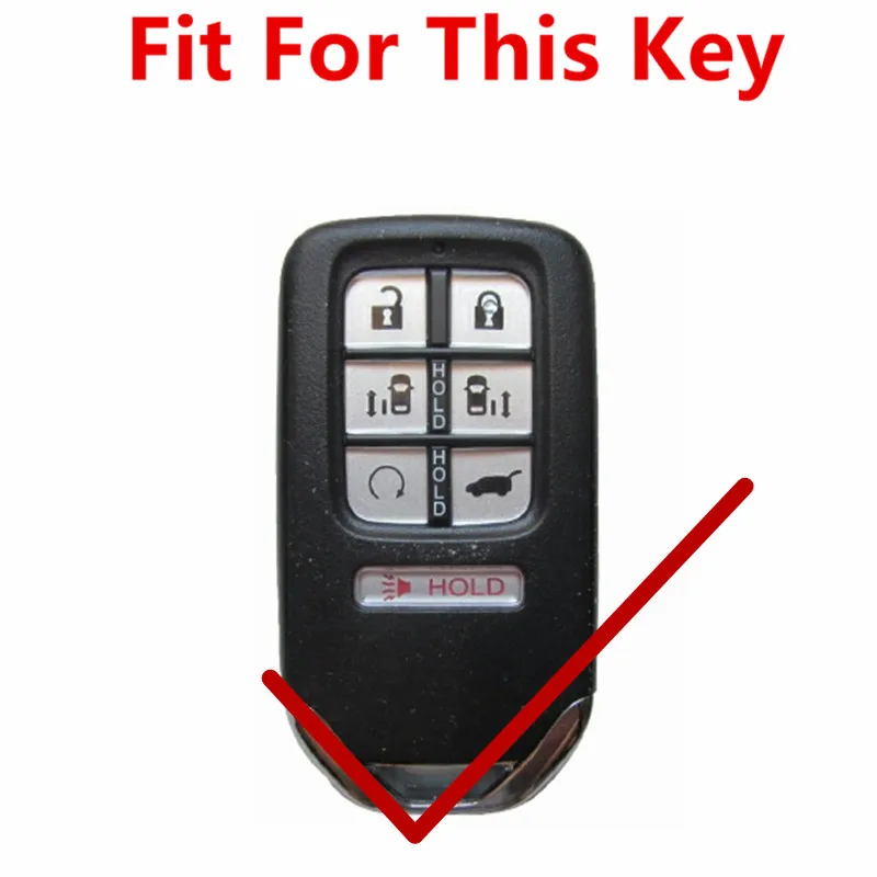FLYBETTER Genuine Leather 7Button Keyless Entry Smart Key Case Cover For Honda 2018 Odyssey/Elite Car Styling L397 | Автомобили и