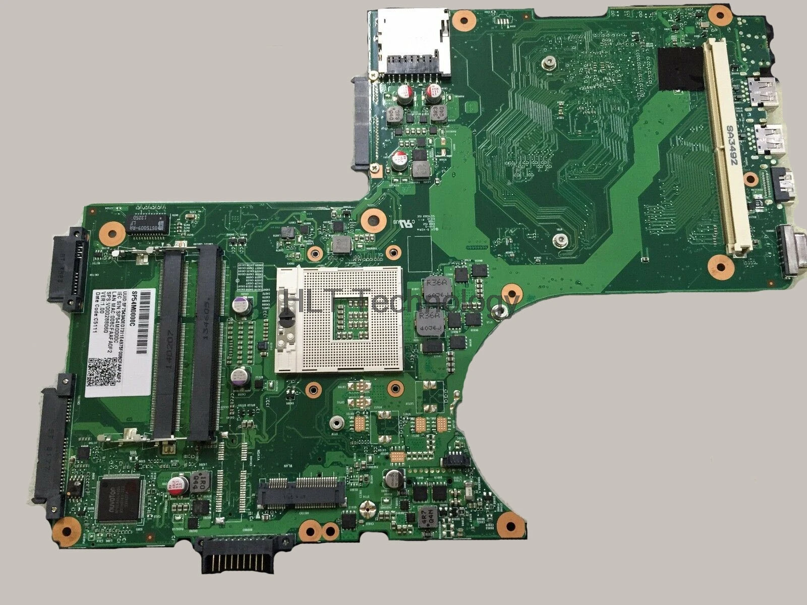 HOLYTIME материнская плата для ноутбука Toshiba Qosmio X870 X875 V000288290 6050A2493501-MB-A02 протестирована