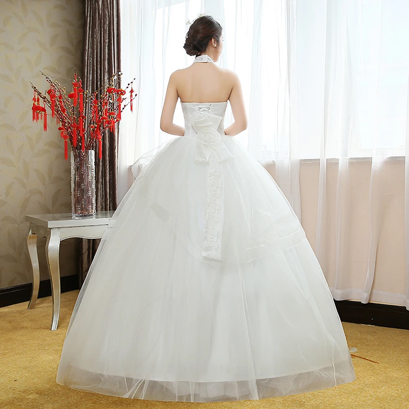 2016 Новое поступление корейский стиль с бантом белые торжественные платья без