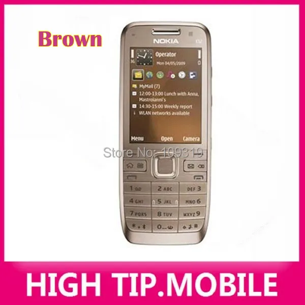 Мобильный телефон Nokia E52 с русской клавиатурой 3G разблокированный оригинальный