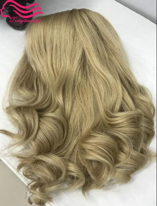 Tsingtaowigs светлые европейские волосы remy 14 дюймов еврейский парик, Кошерный парик лучшие ножницы