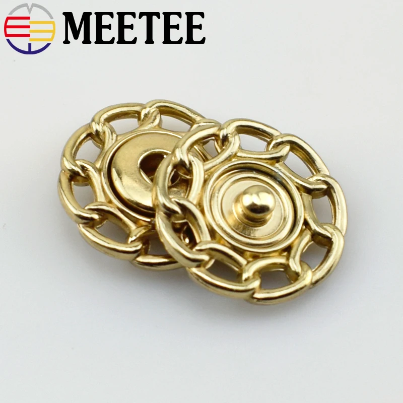 Meetee 20 шт. 21 мм Высокое качество красочные смолы кнопки DIY Невидимые для пальто одежды ручного шитья аксессуары смолы кнопки ZK2008