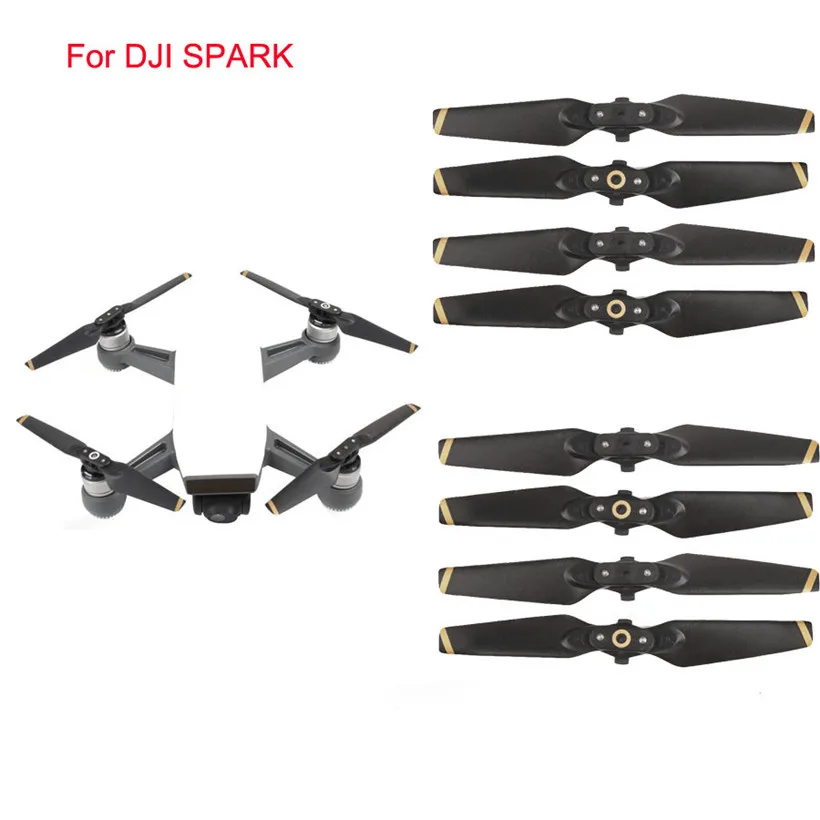 Новые 8 шт. RC Дрон запчасти пропеллеры для DJI Spark складные летающие лезвия 4730F