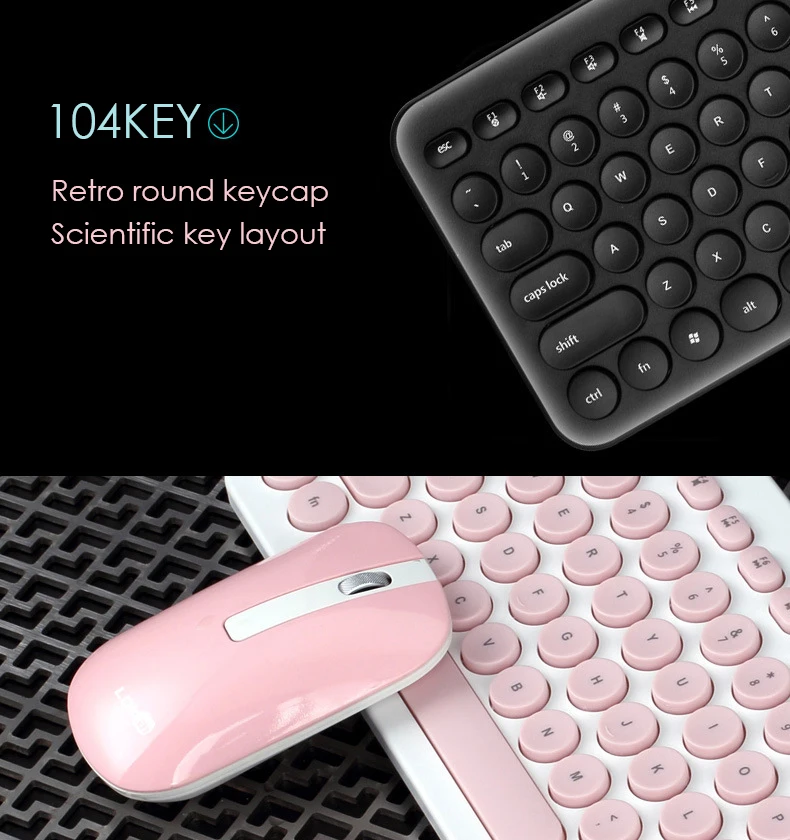 Беспроводная мышь combo kit 2,4G Беспроводная ультратонкая Бесшумная клавиатура и мышь набор для компьютеры-Ноутбуки