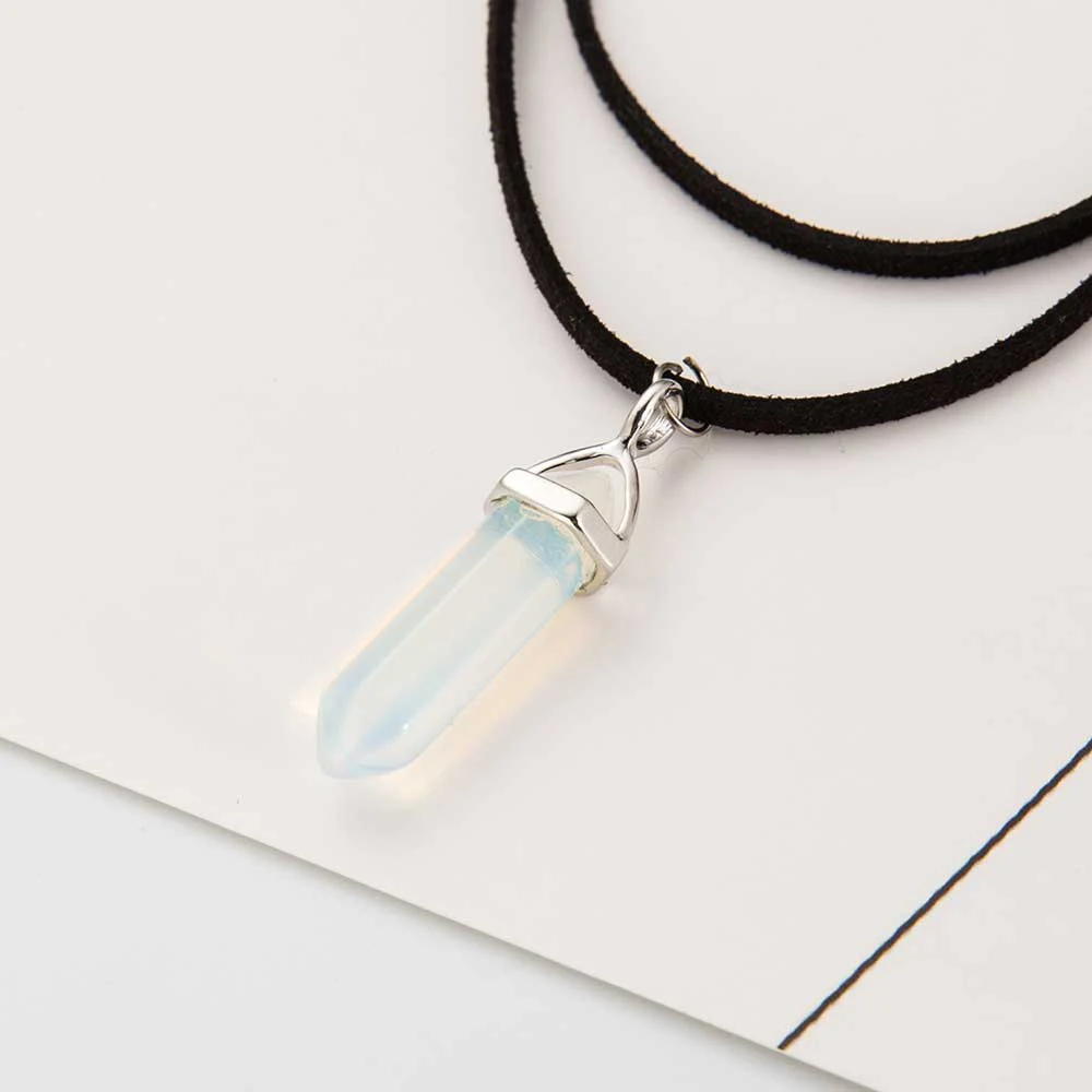 2017 Новый кожаный опал модное колье-Чокер в стиле бохо для женщин ювелирные