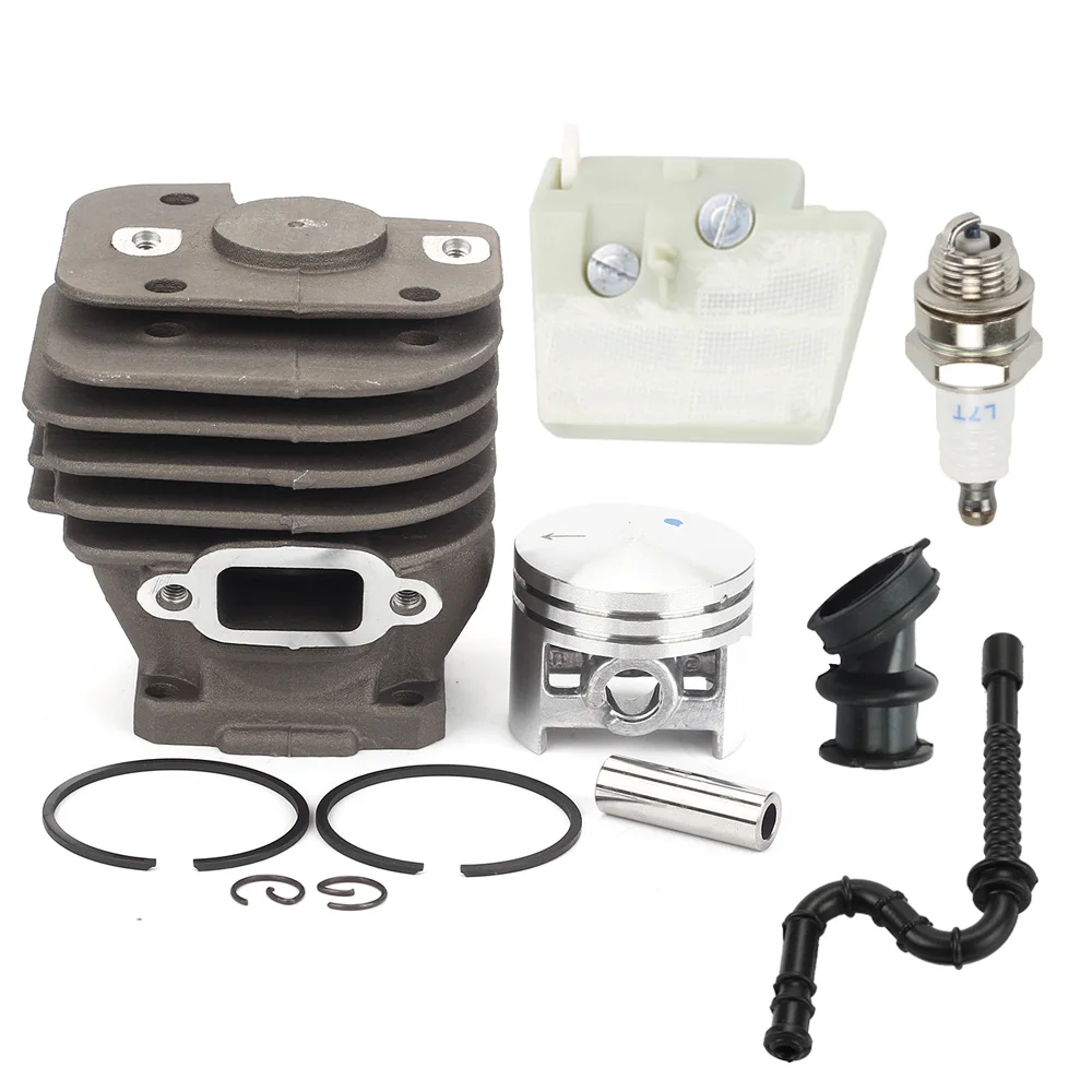 42MM Cylinder Piston Kit WT Ring+Fuel line+Air Filter Intake pipe Spark plug For 024 MS240 Chainsaw parts | Инструменты