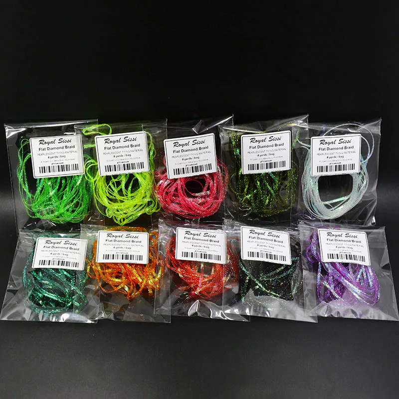 5 упаковок 4 ярда/упаковка кружевная плетеная плоская оплетка с жемчугом | Спорт и