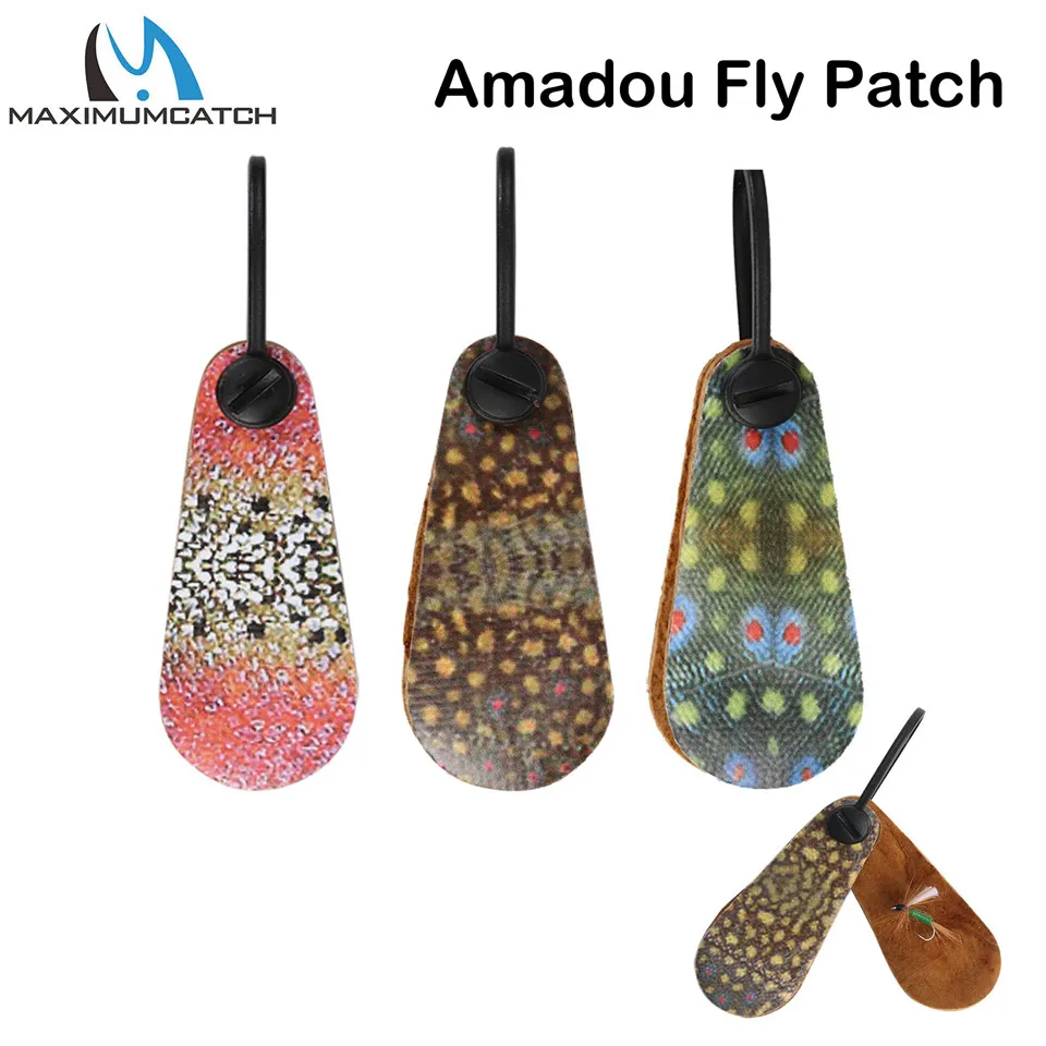Maximumcatch натуральный Amadou нахлыстовой патч высокопоглощающий рыболовный