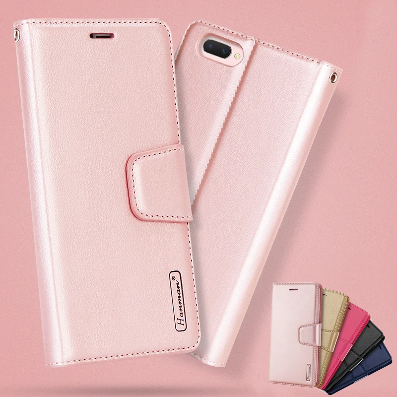 Чехол-книжка Hanman для OPPO A3S AX5, Ретро стиль, овчина, кожа, кошелек, задняя крышка, чехол с подставкой, держателем, отделением для карт, для OPPO A5, Funda