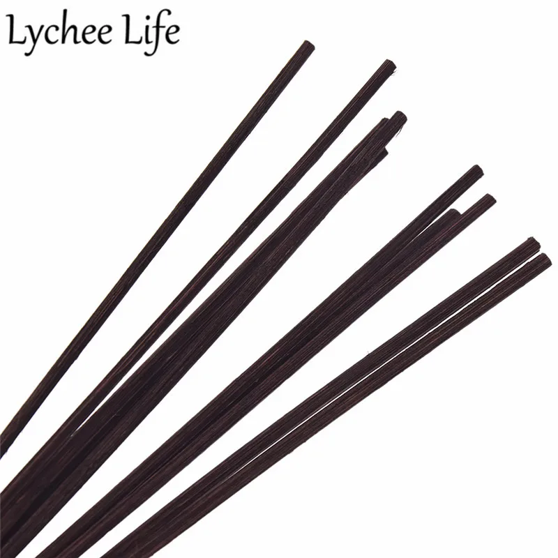 10 шт. 3,5 мм Reed Diffuser Сменные палочки ручной работы для украшения дома из ротанга Reed Oil Diffuser Refill Sticks