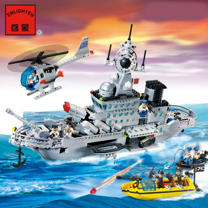 Enlighten модели Здание игрушка Совместимость с LEGO Лего Legos Конструктор E821 843 блок