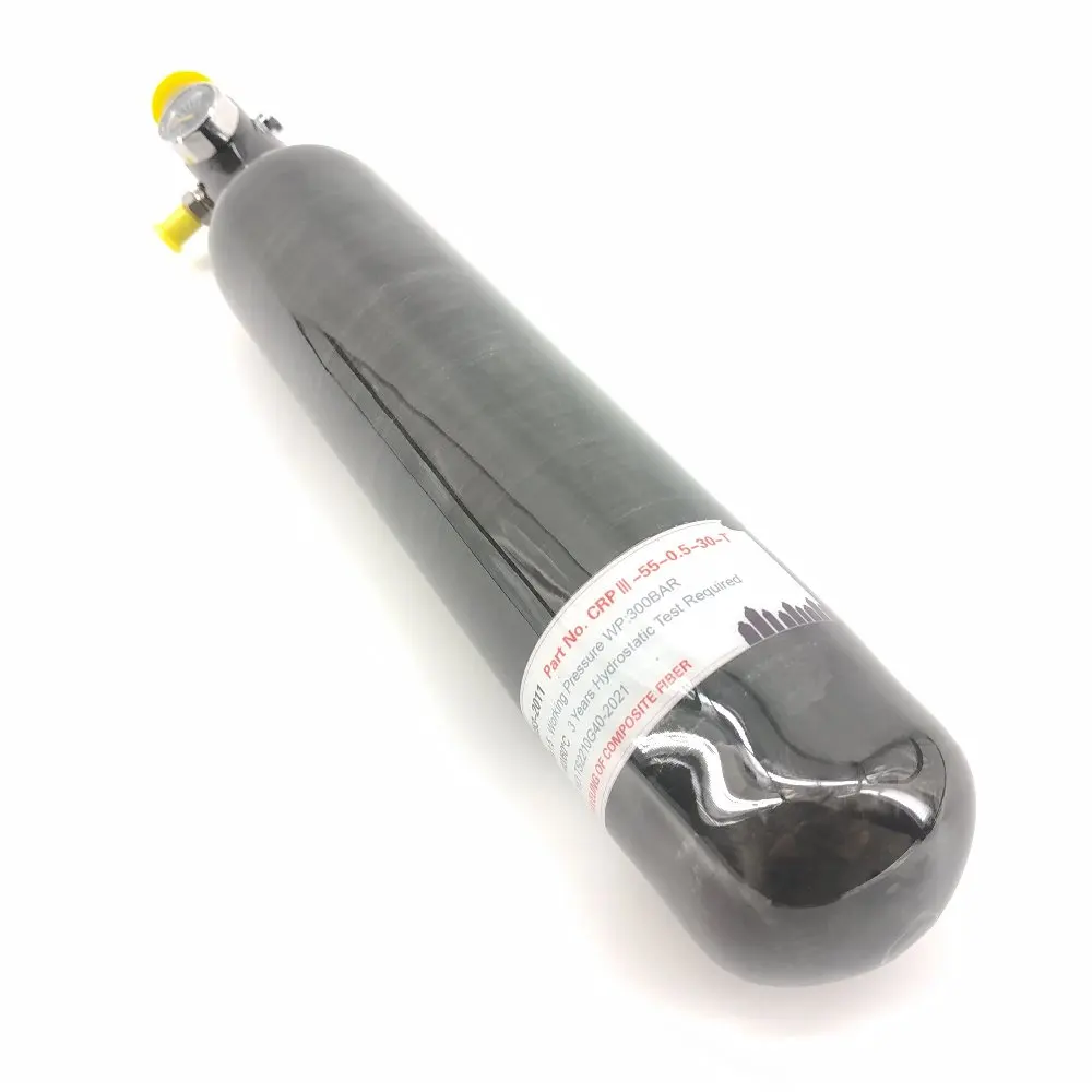 AC30561 0.5L 300bar Carbon Fiber Gas Cylinder For Pcp Air Gun Paintball Tank With Regulator Drop Shipping Acecare | Безопасность и