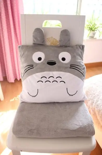 IVYYE Серый Тоторо аниме плюшевые вещи интимные аксессуары plushdoll мягкие пушистые теплые мягкие игрушечное одеяло кровать пледы одеяло s - Цвет: 1.65X0.9M