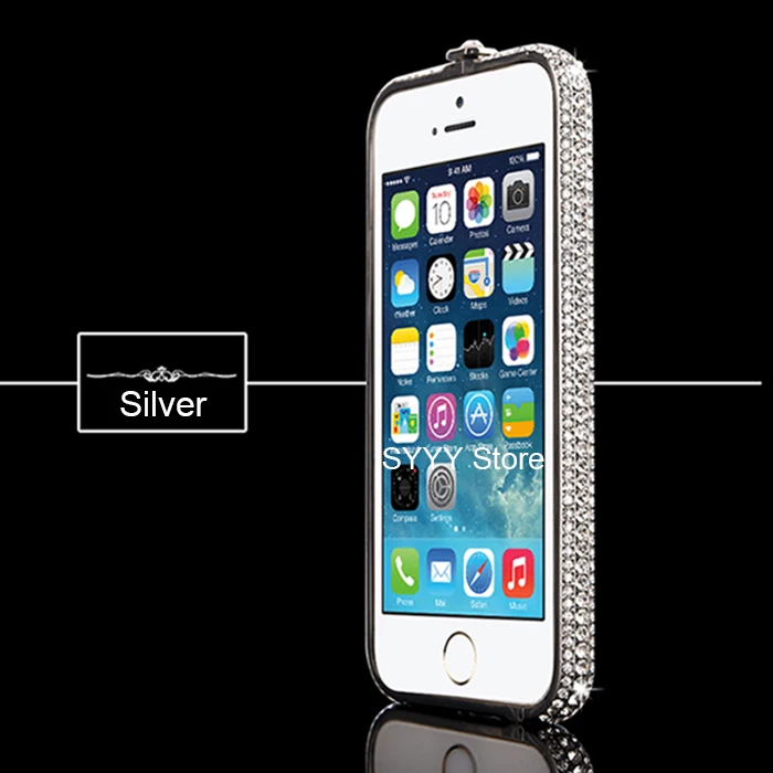 Silver Роскошный модный чехол со стразами чехол для iphone 6 6s 7 8 iphone 6s 7 8 plus блестящий чехол для iphone xr xs max металлический Алмазный чехол - Цвет: Silver