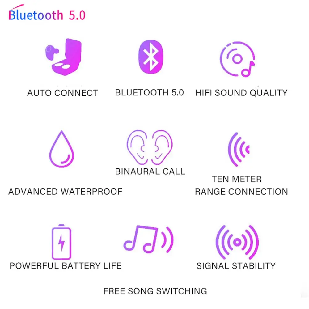 OLOEY high end TWS Bluetooth наушники БЕСПРОВОДНЫЕ стереофонические 5 0 стерео спортивные
