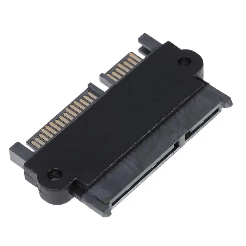 Прямой 22Pin SATA папа порт к женский HDD жесткий диск SSD адаптер 500 Мбит/с разъем