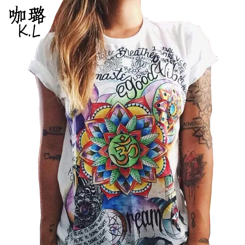 2017 Для женщин футболка Ловец снов Ветряные мельницы печатных милый каваи