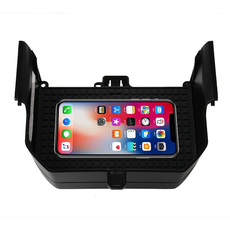 15 Вт QI автомобильный подлокотник Беспроводной Зарядное устройство Quick Charge