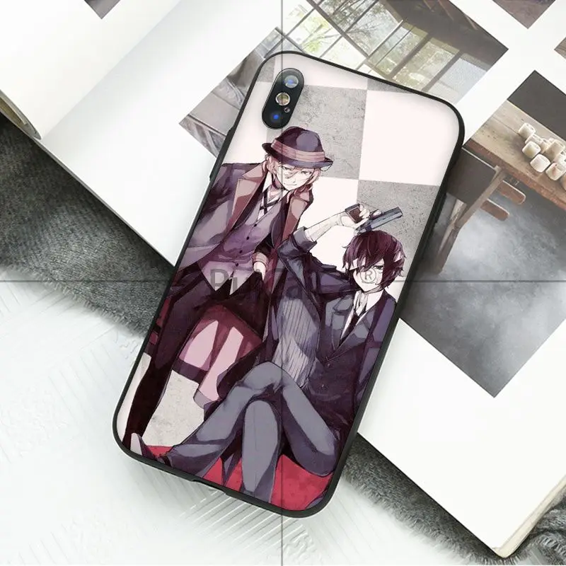 Ruicaica Bungou бродячие собаки DIY окрашенные красивые аксессуары для телефонов Чехол