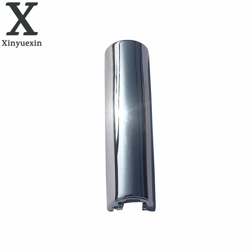 Side part in shiny Xinyuexin складной Автомобильный ключ оболочки для vw gollf 7 MK7 для skoda octavia A7 для сиденья дистанционного ключа авто металлическая часть замена - Количество кнопок: Side part in shiny