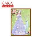 Наборы для вышивки крестиком, наборы для вышивки, DMC 11CT холст с напечатанным рисунком для домашнего декора картина, портрет полный CKP0006