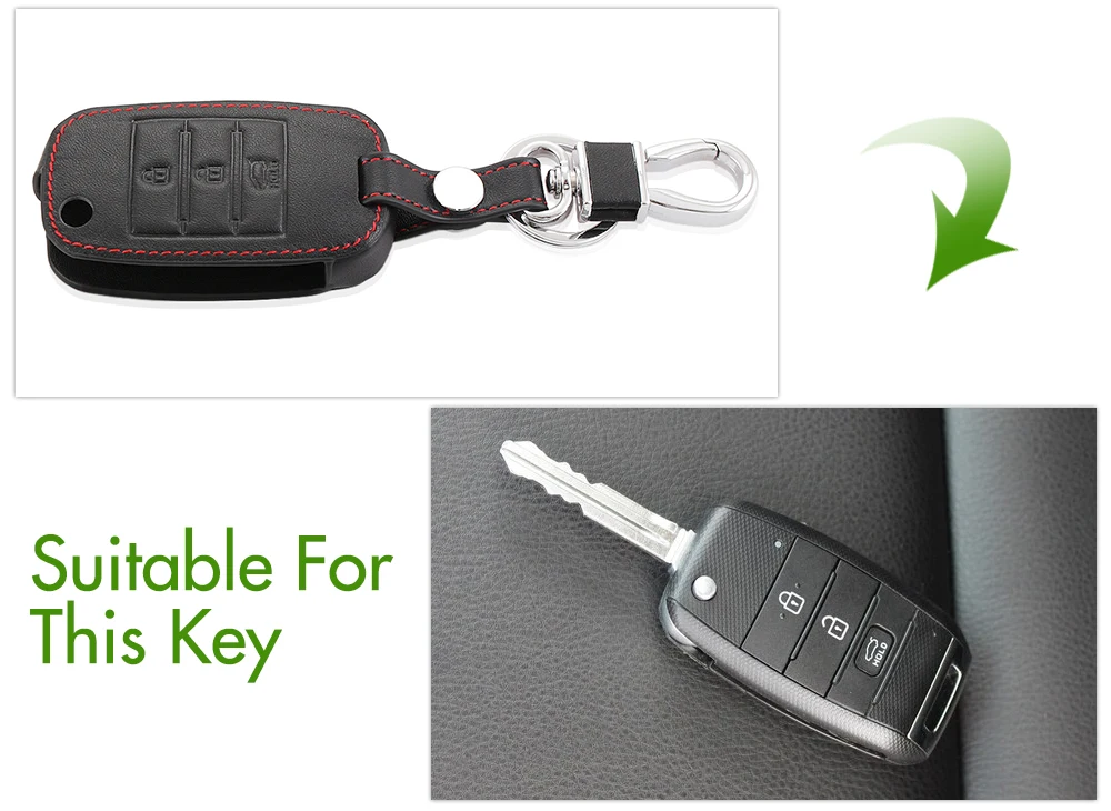 Автомобильный кожаный флип ключ складной для KIA KX5 Rio Sportage QL ceed Sorento cerato K2 K3 K4 K5