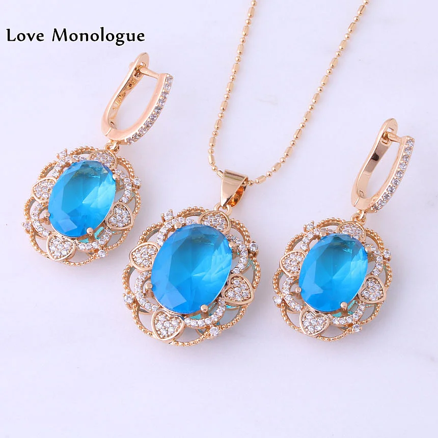 Любовный монолог романтическое сердце голубое небо с фианитом желтое золото