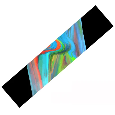 Шоколад Скейтборд griptape длинная доска ручка лента 122*26 см - Цвет: Шоколад