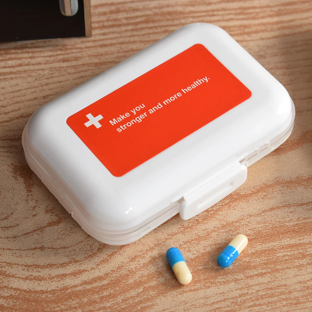 1 шт. портативный многослойный органайзер для таблеток с 8 отделениями|pill