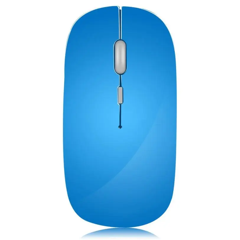 Blue Mouse Raton 1906 T10 Slim Silent Wireless Gaming Mouse Mice For PC Laptop Computer Mouse Raton Inalambrico 18Aug3 - Цвет: Blue